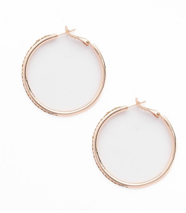 Classic Hoop Earrings (Brass) on Sale