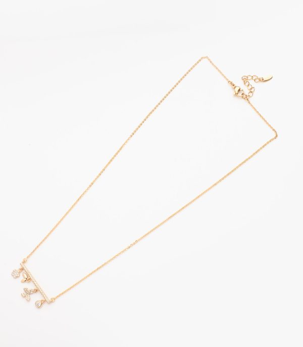 Charms Swing Necklace (Brass) Discount