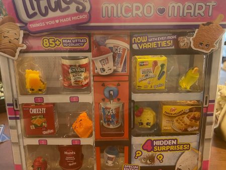 Real Littles Shopkins Micro Mart 16 Piece Box Season 15 Drop 1 For Cheap