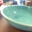 Vintage Fiesta Large Salad Bowl 11  in Turquoise HARD TO FIND For Cheap