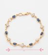 Blue Love Bracelet (Brass) Hot on Sale