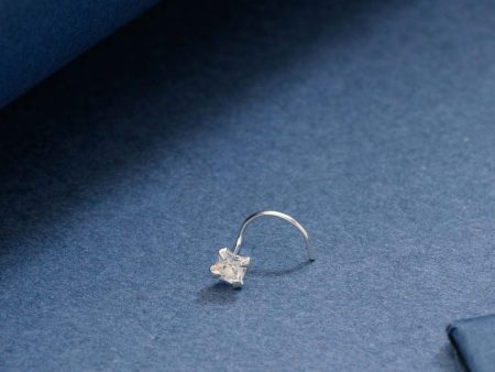 Silver Simple Nose Pin For Cheap