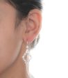 Crystal Diamond Shape Earring (Brass) Sale