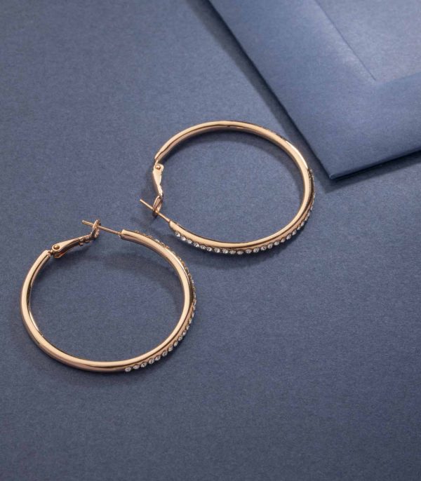 Classic Hoop Earrings (Brass) on Sale