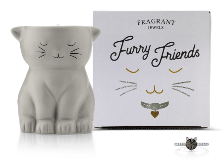 Smoky - Furry Friends Collection - Jewel Candle Online now