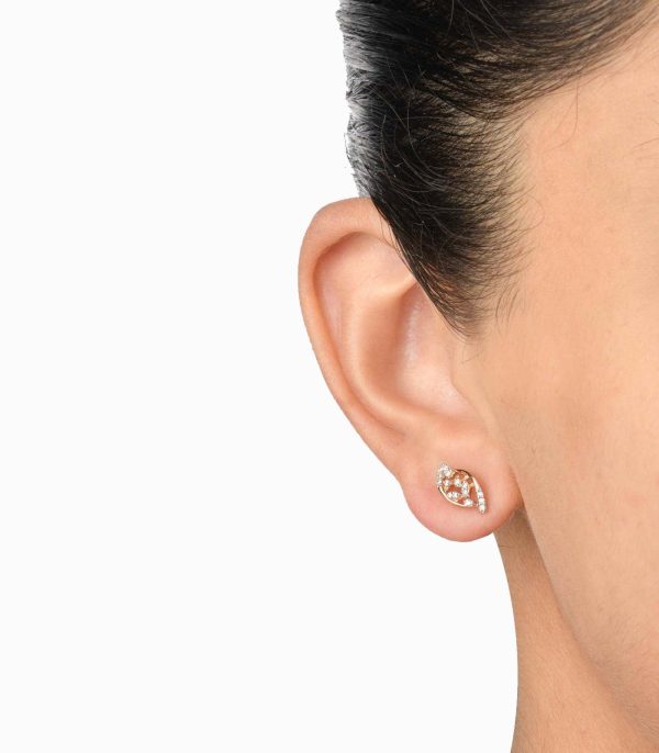 Diamond LeafLoom Earrings Cheap