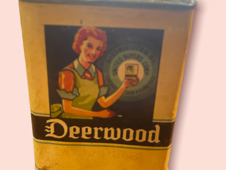 Vintage DeerWood Spice Tin Sna Fransisco Chicago For Cheap