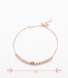 Cute Pink Stone Bracelet (Brass) Cheap