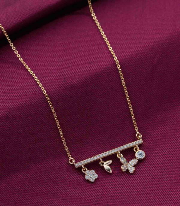 Charms Swing Necklace (Brass) Discount