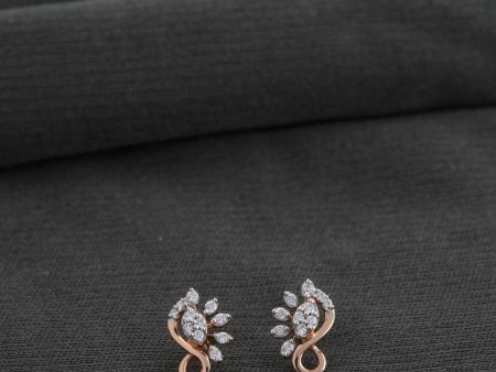 Diamond Vintage Vine Earrings For Discount