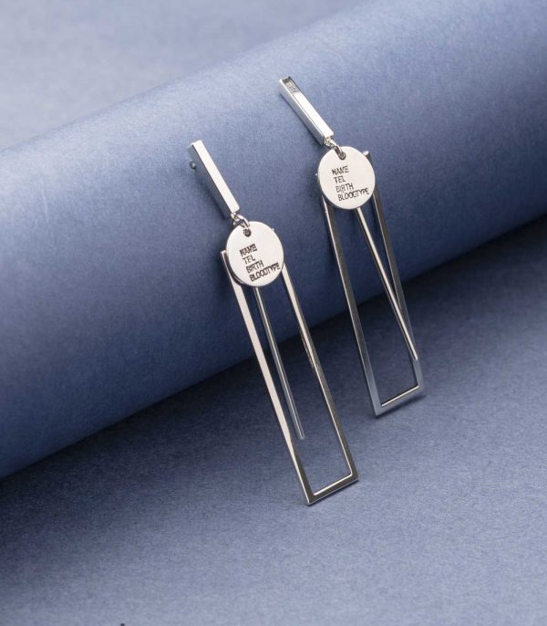 Contemporary Drop Earring (Brass) Online Hot Sale