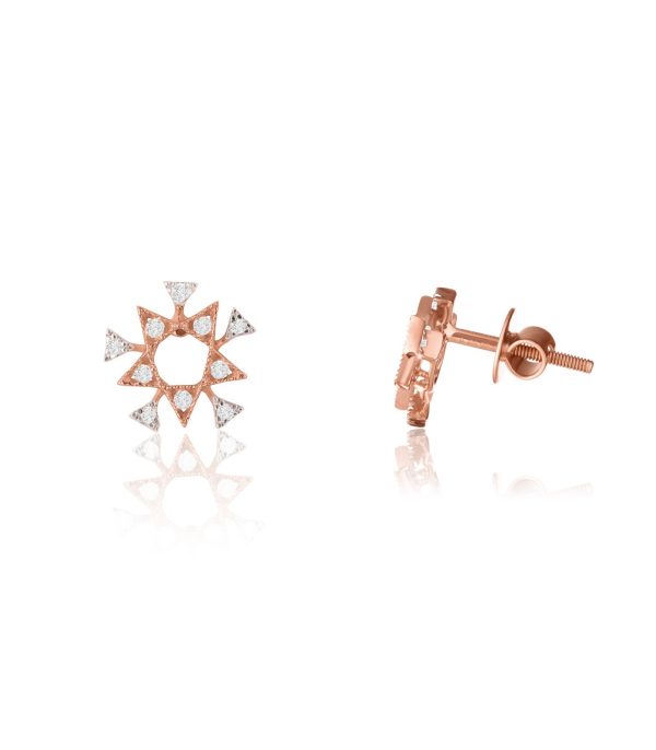 Diamond Lillian Stud Earrings Online Hot Sale