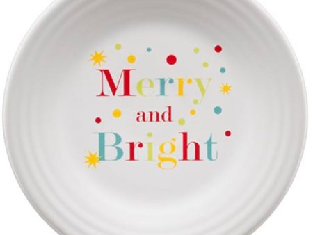 Fiesta 9” Luncheon Merry and Bright decal Sale