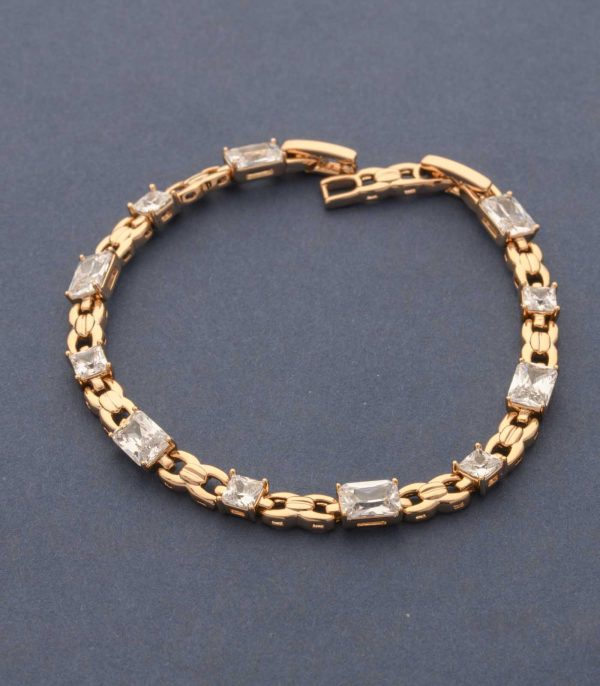 Designer Gemstones Bracelet (Brass) Online Hot Sale