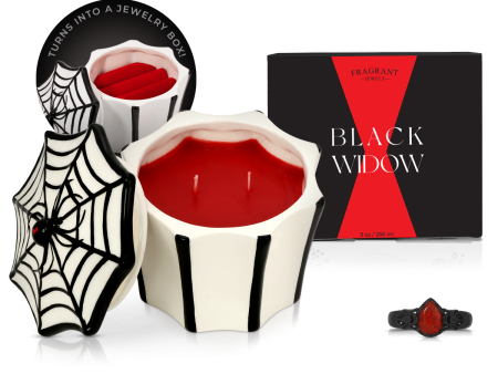 Black Widow - Jewel Candle Ceramic on Sale