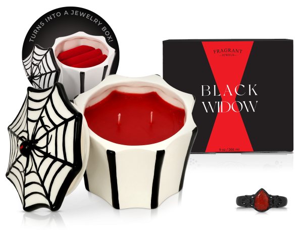 Black Widow - Jewel Candle Ceramic on Sale