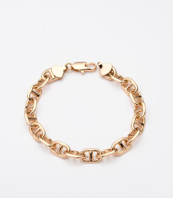 Chunky Chain Bracelet (Brass) Online Sale