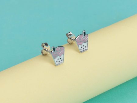 Boba Tea Tops (Silver) For Cheap