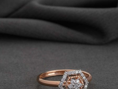 Diamond Petal Perfection  Ring Online now