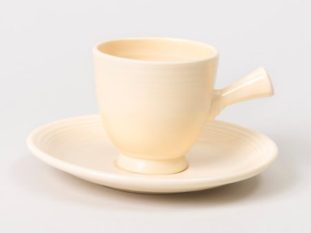 Fiesta Vintage Demitasse Cup and Saucer in Ivory Cheap