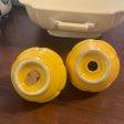 Vintage Riviera Salt and Pepper Shakers in Yellow Homer Laughlin Cheap