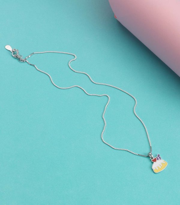 Cake Necklace (Silver) Supply