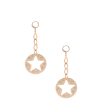 Dangling Star Earrings (Brass) Online Sale