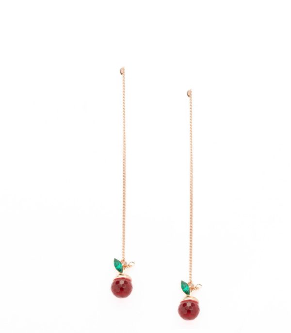 Cherry Bomb Drop Earrings (Brass) Online now