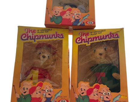 Vintage 1983 Chipmunks 10  Alvin Simon Theodore  in Original Box For Discount