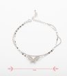 Butterfly string Bracelet (Silver) Hot on Sale