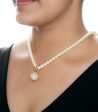 Disco Ball on Pearl Necklace (Brass) Online