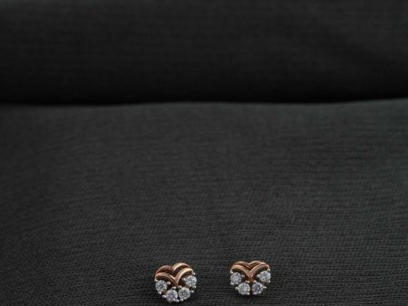 Diamond Split Bloom Earrings For Cheap