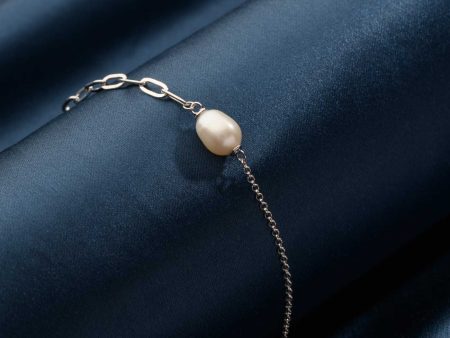 Beautiful Bond Of Pearl Bracelet (Silver) Online