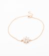 Charm Flower Bracelet (Brass) Cheap