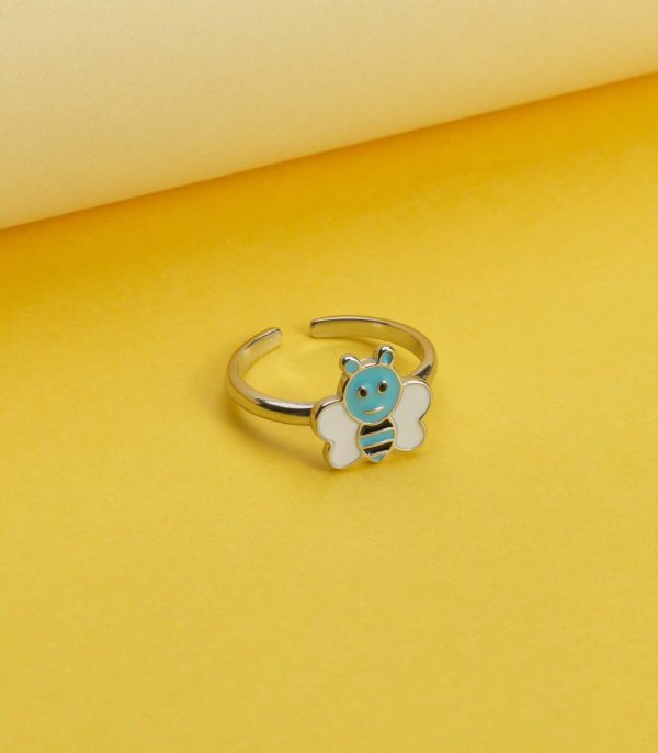 Cute Bee Finger Ring (Silver) Online