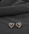 Diamond Heart Haven Earrings Cheap