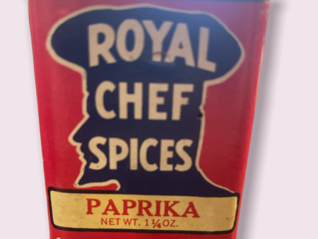 Vintage Royal Chef Spices Paprika Central States Coffee Co. St Louis MO For Cheap