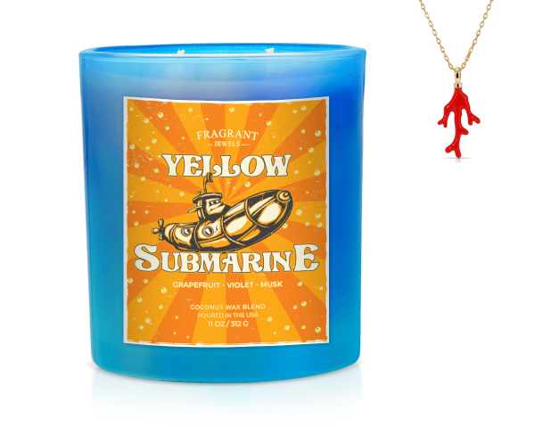 Yellow Submarine - Jewel Candle Hot on Sale