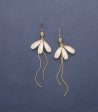 Flying Golden Fireflies Of Pearls Earrings (Brass) Online Sale