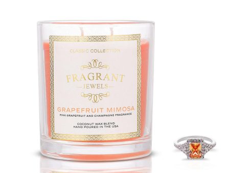 Grapefruit Mimosa - Jewel Candle For Sale