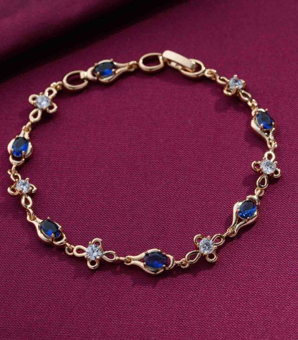 Blue Love Bracelet (Brass) Hot on Sale