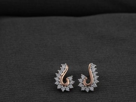 Diamond Gilded Grove Earrings Online Hot Sale