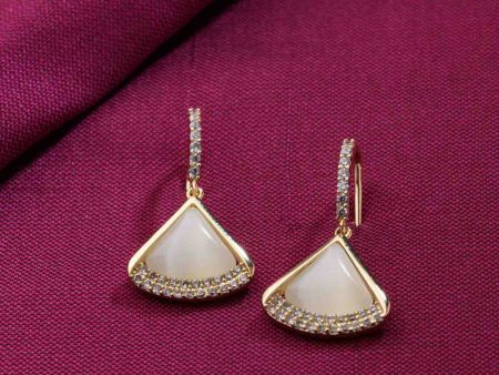 Elegant Earrings (Brass) Online Sale