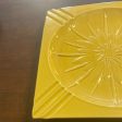 Vintage Square Ashtray in Yellow 10  Bohemian Mid Century Modern Boho MCM on Sale