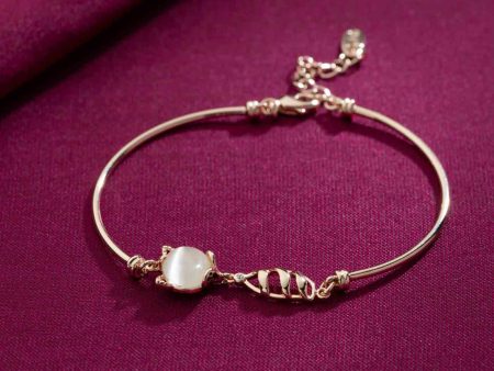 Cute Cat Bracelet (Brass) For Cheap