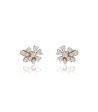 Diamond Fairy Floral Earrings Online Hot Sale