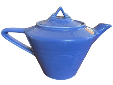 Vintage Fiesta Harlequin Teapot in Mauve Blue Online