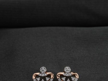 Diamond Arc Sparkle Earrings Online Hot Sale