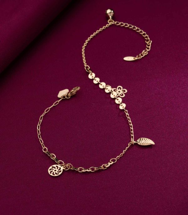 Cute Charm Anklet (Brass) Supply