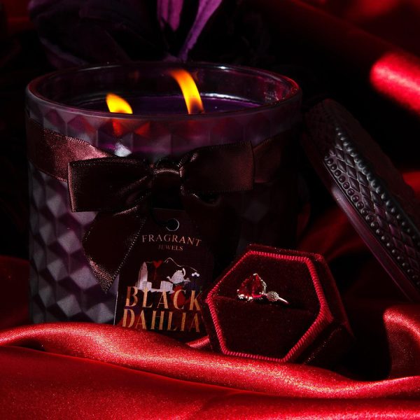 Black Dahlia - Satin Collection - Jewel Candle Fashion